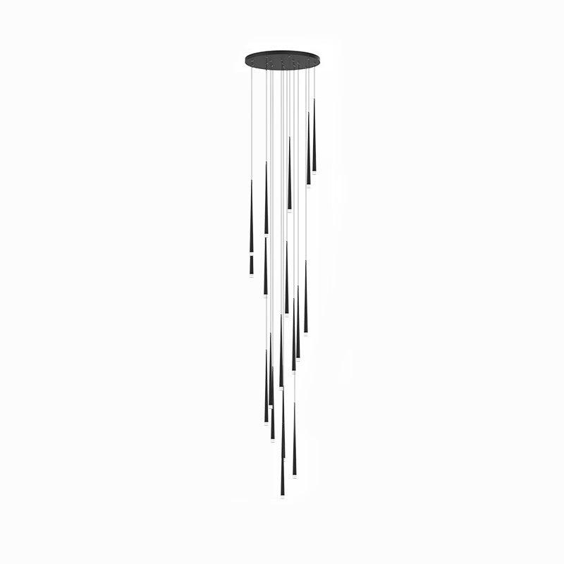 Slender Drop Rod Chandelier | Ormexis