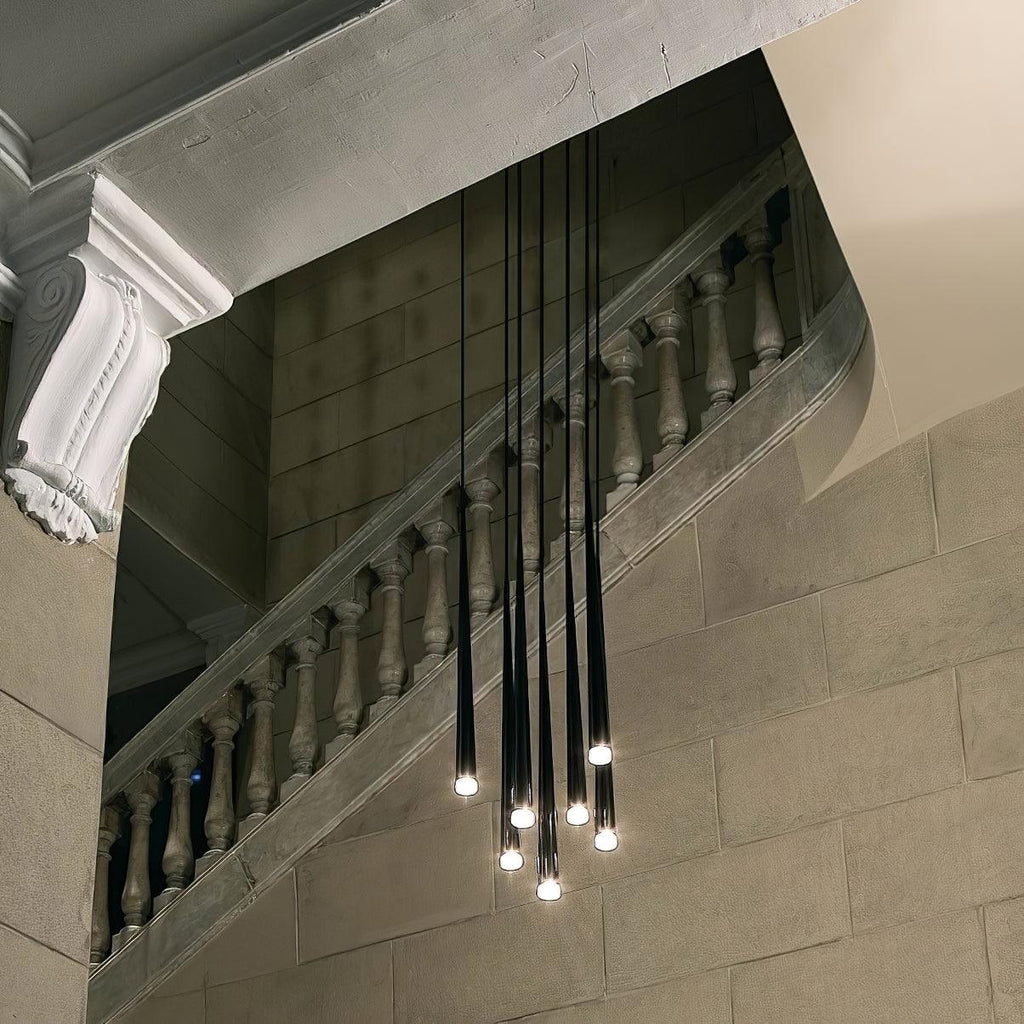Slender Drop Rod Chandelier | Ormexis