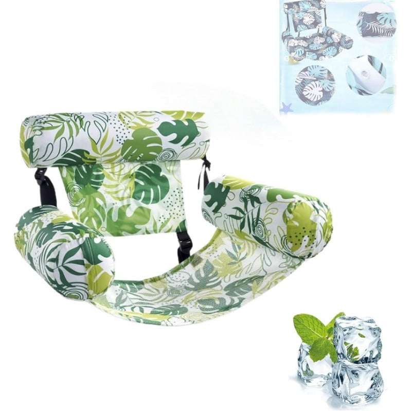 Sloosh Tropic-Ease aufblasbarer Poolstuhl mit verstellbarer Rückenlehne