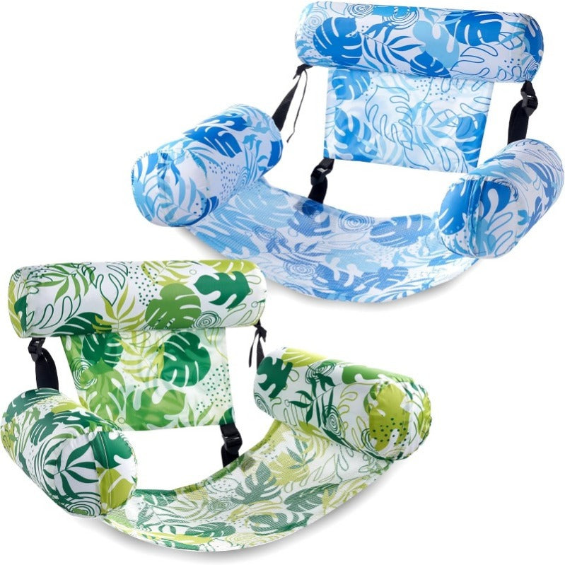 Sloosh Tropic-Ease aufblasbarer Poolstuhl mit verstellbarer Rückenlehne