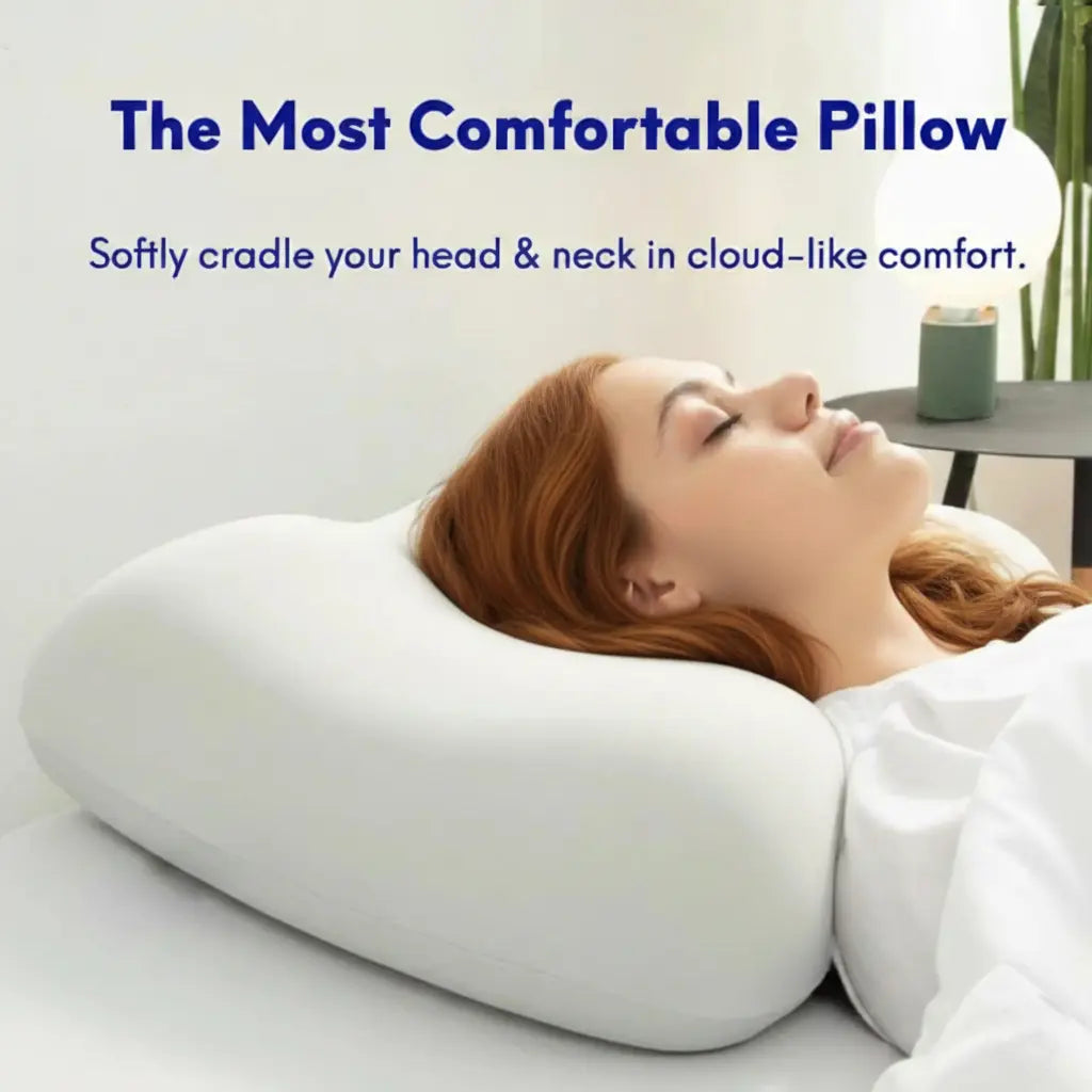 Slumblr Memory Foam Contour Pillow For Neck Support And Side Sleepers