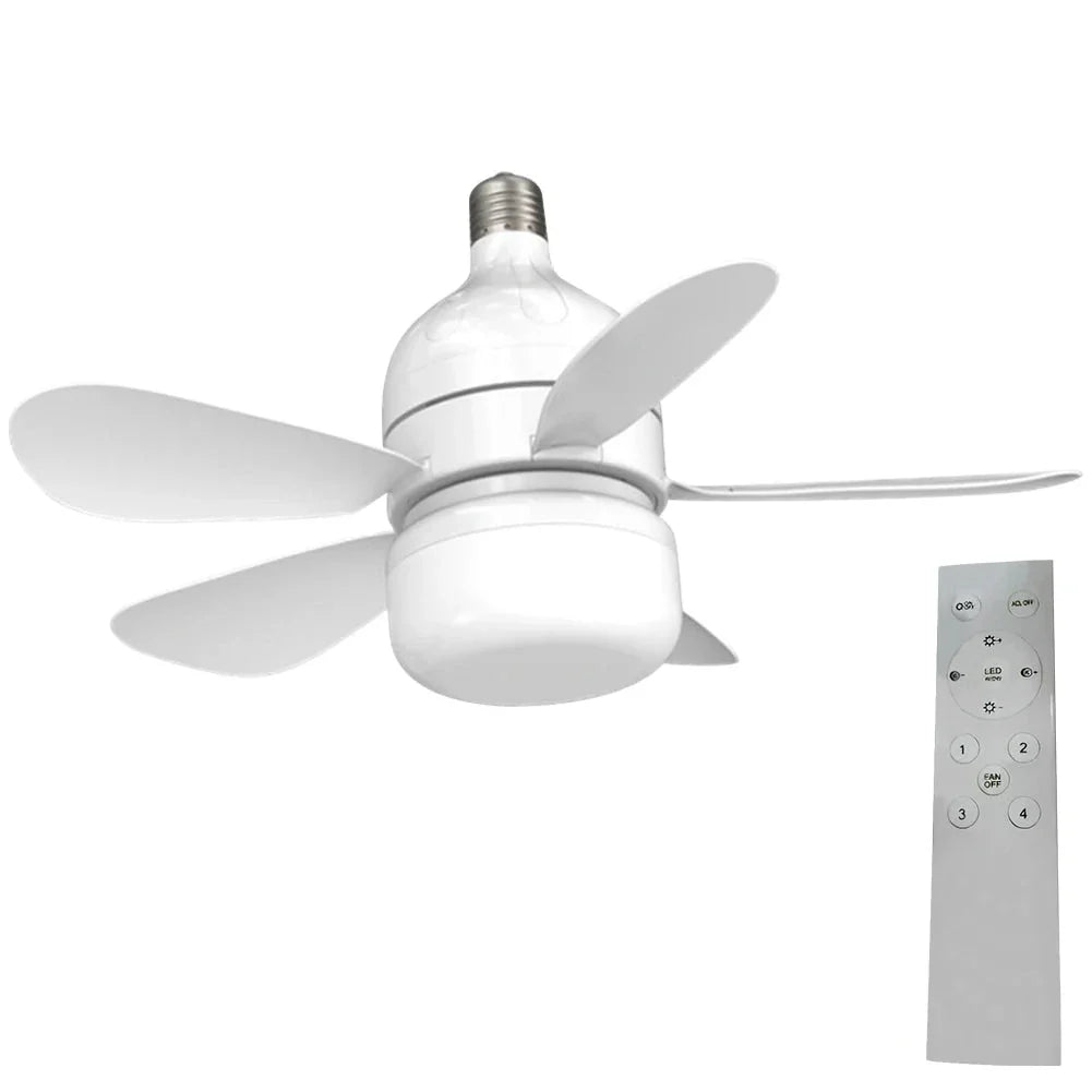Intelligenter LED-Deckenventilator mit modernem bündigem Einbau und individueller Beleuchtung