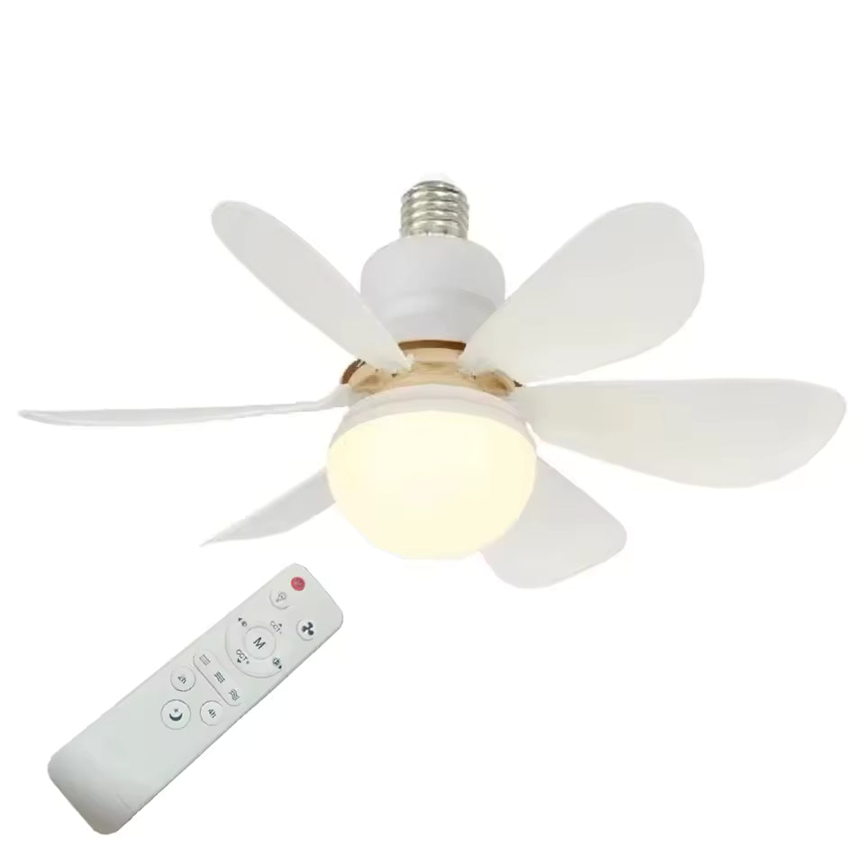 Intelligenter LED-Deckenventilator mit modernem bündigem Einbau und individueller Beleuchtung