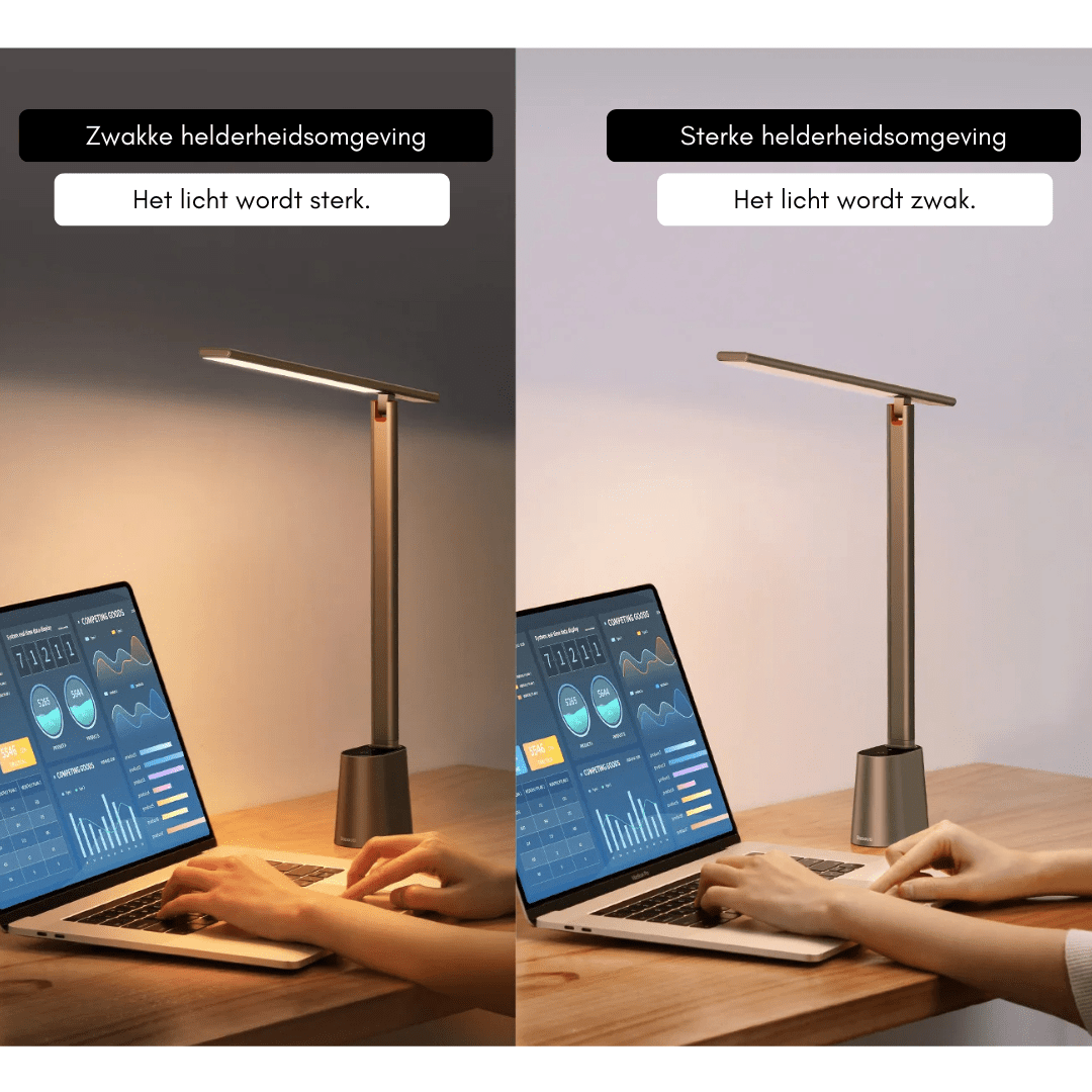 AstraFold Schreibtischlampe mit Dimmfunktion und wiederaufladbarem, faltbarem Design