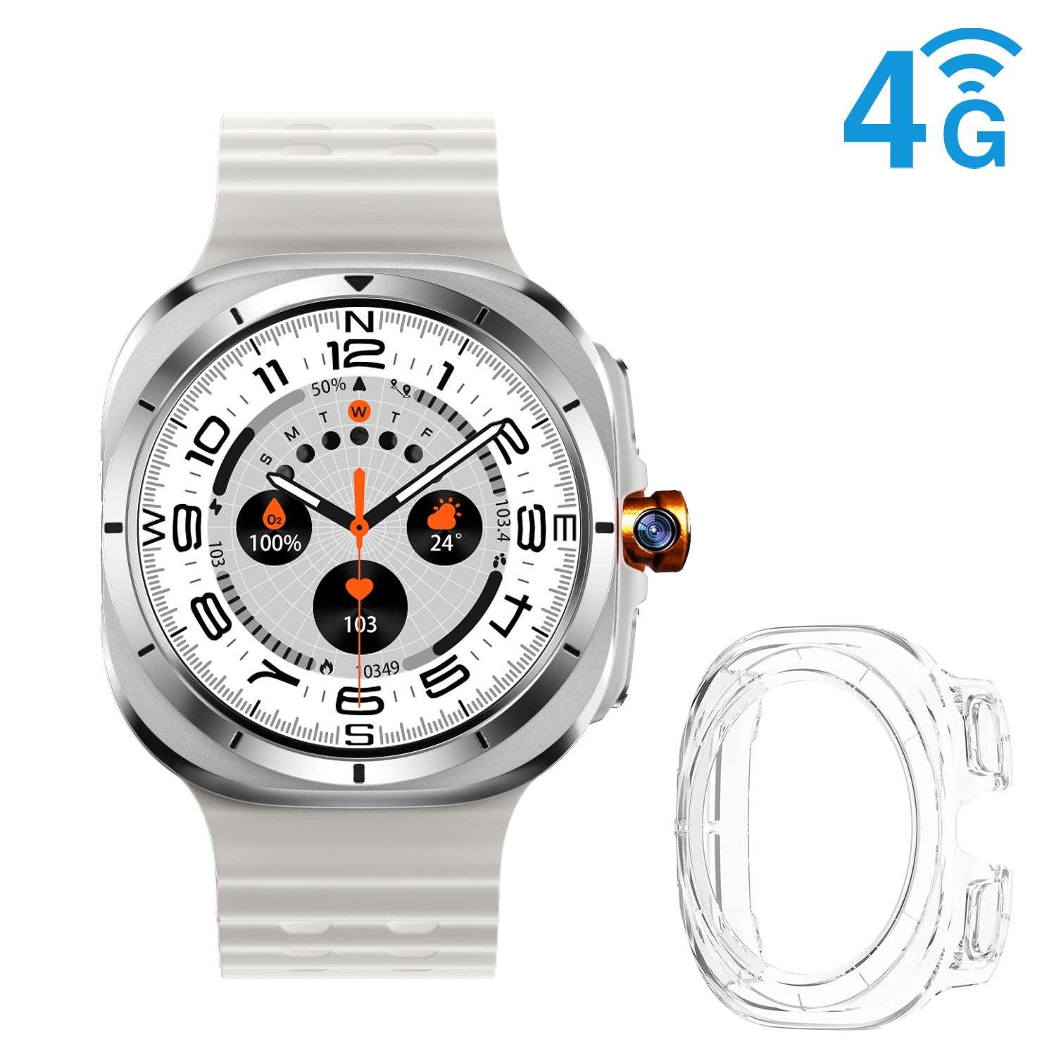 Smartwatch mit 4G LTE und 1,5-Zoll-AMOLED-Bildschirm zur Gesundheitsüberwachung