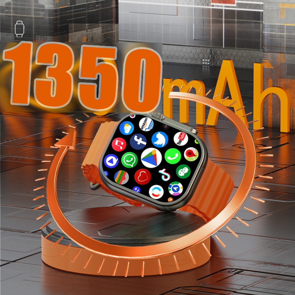Montre intelligente avec écran tactile 4G LTE, caméra rotative, longue autonomie de batterie
