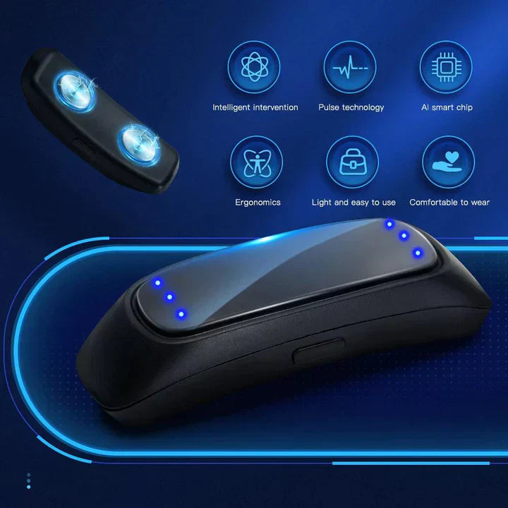 Chytré zařízení Snooze proti chrápání s USB nabíjením pro podporu spánku