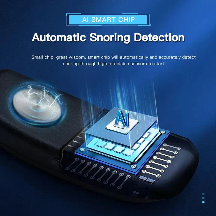Chytré zařízení Snooze proti chrápání s USB nabíjením pro podporu spánku