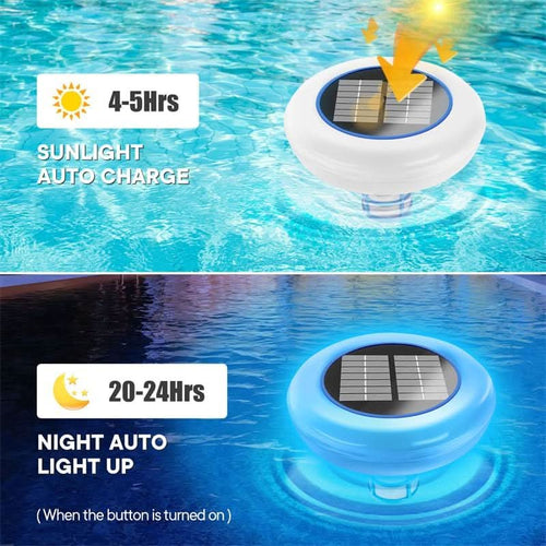 AquaNova-ionisator op zonne-energie voor zwembaden met ledverlichting voor zwembaden in achtertuinen met een laag chloorgehalte Ormexis