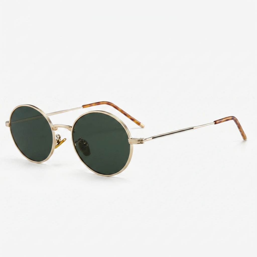 Round Vintage Style Sunglasses -  Reducing Bright Glare - Ormexis