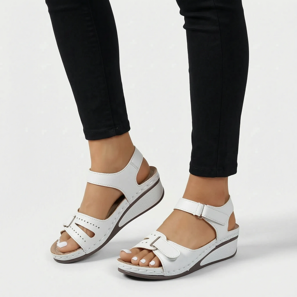 Casual Adjustable Wedge Sandals -  Everyday Walking - Ormexis