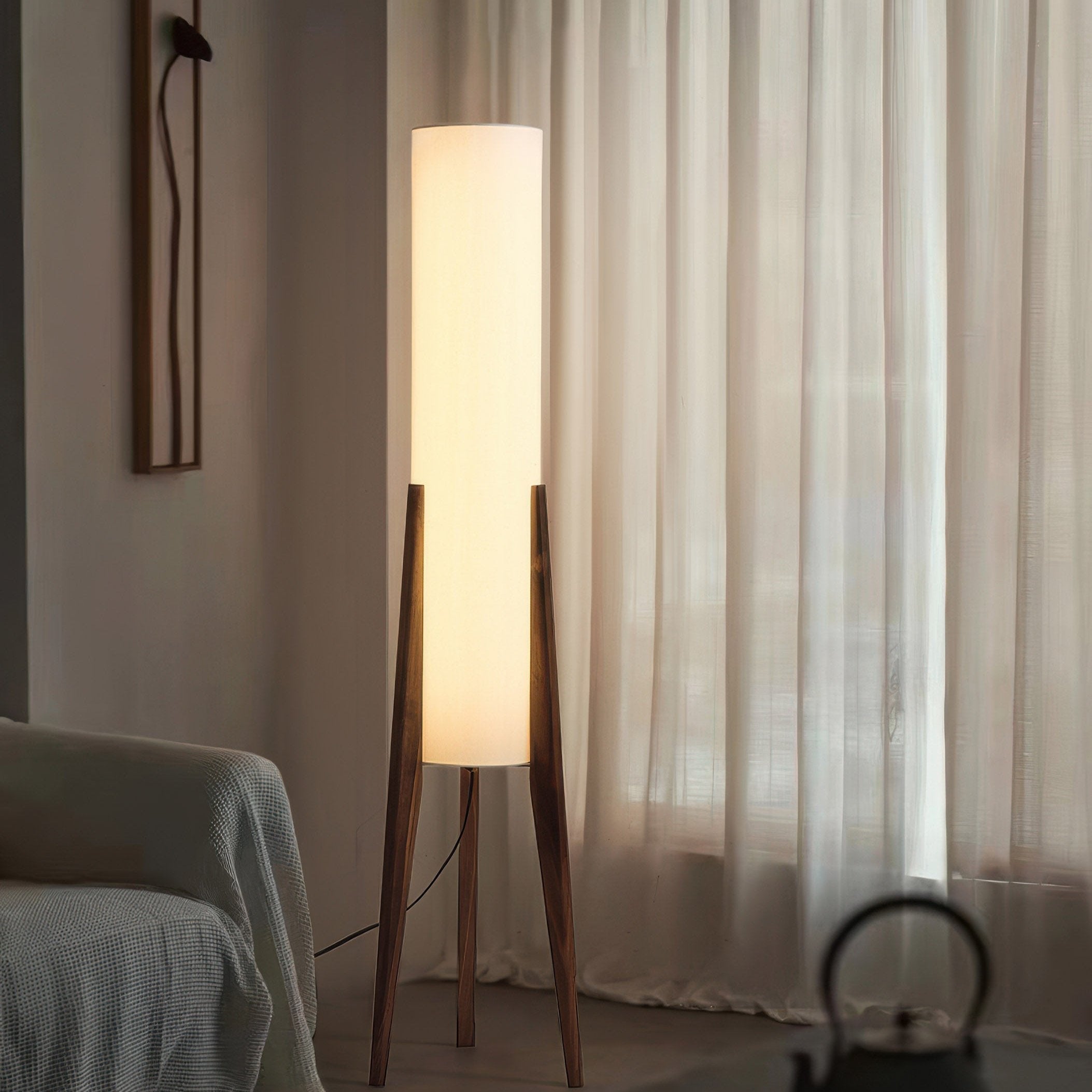 Mid Century Column Floor Lamp | Ormexis