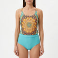 Potisknutý dvoudílný tankini set - Plážové dovolené - Ormexis