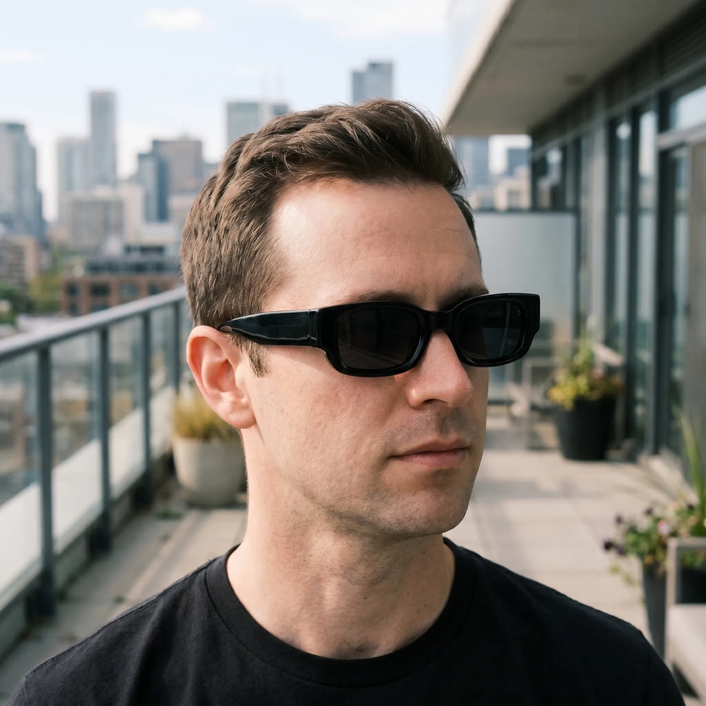 Rectangular Polarized Sunglasses -  Driving In Glare - Ormexis