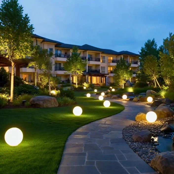 Luz de jardim esférica para exterior | Ormexis