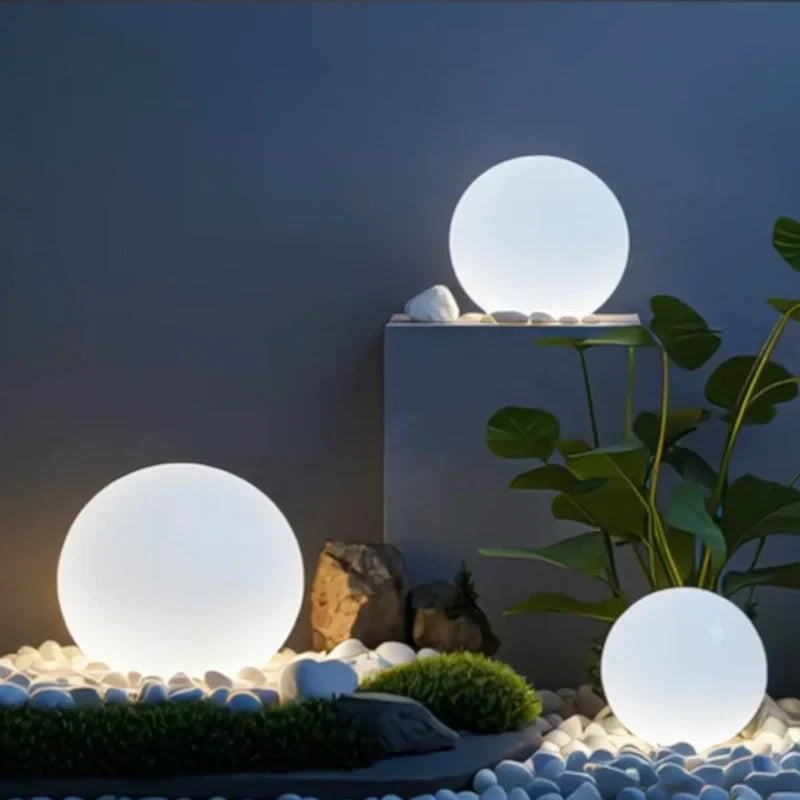 Luz de jardim esférica para exterior | Ormexis