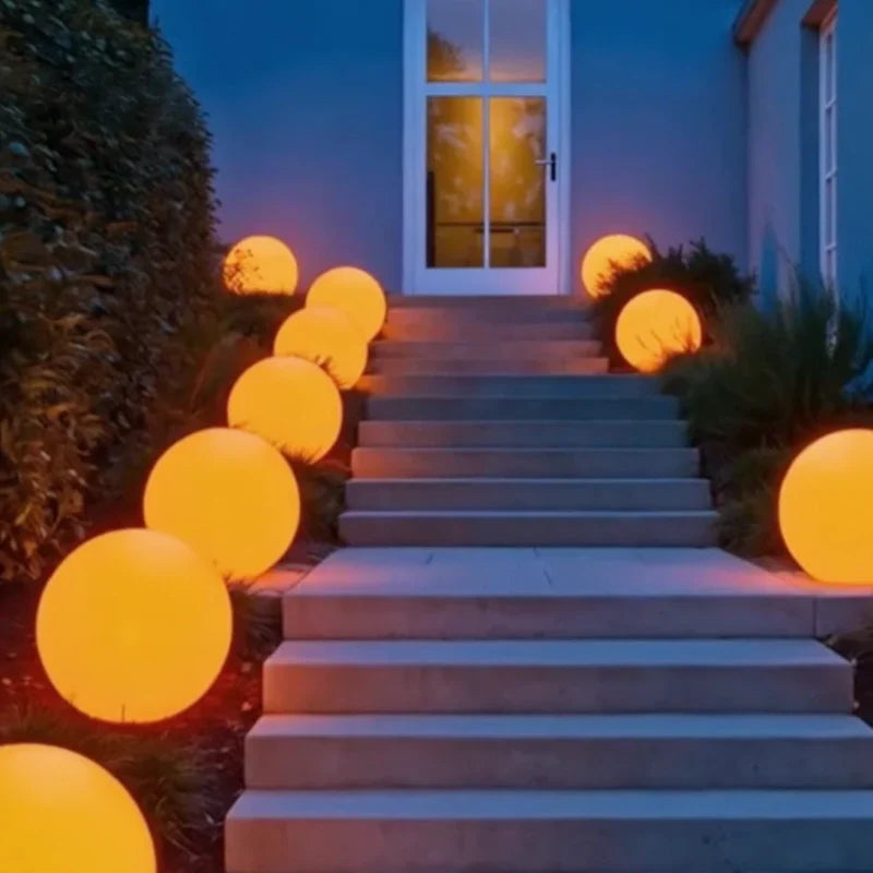 Luz de jardim esférica para exterior | Ormexis