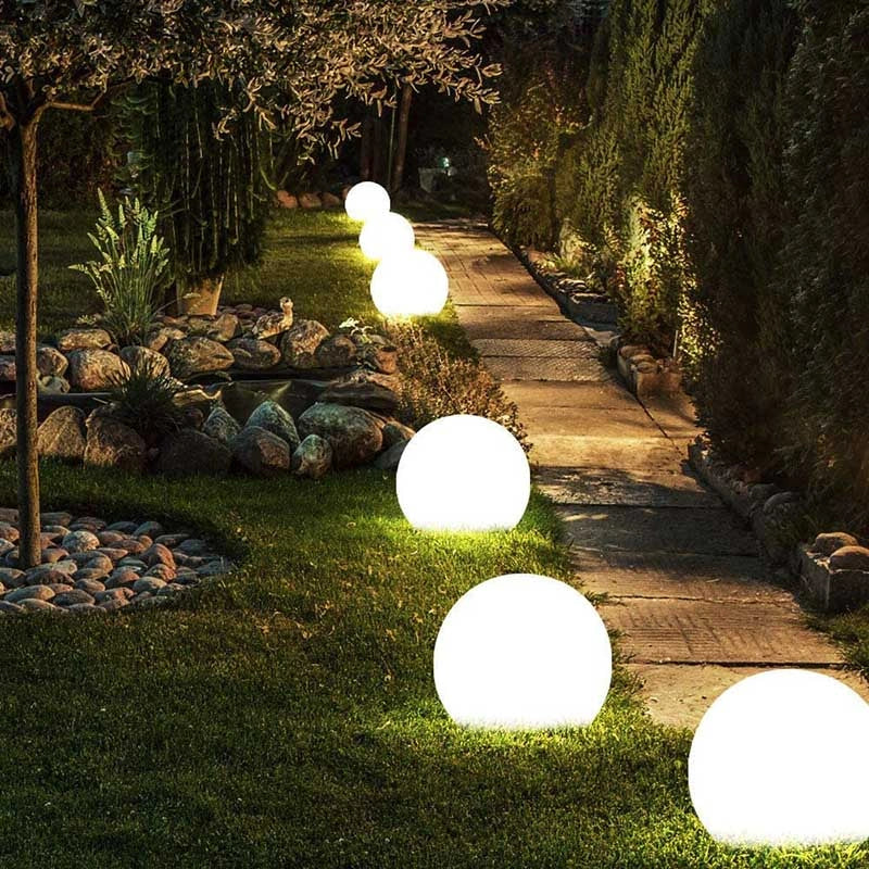 Luz de jardim esférica para exterior | Ormexis