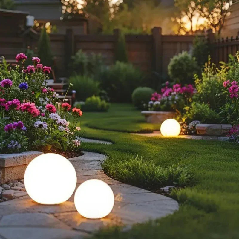 Luz de jardim esférica para exterior | Ormexis