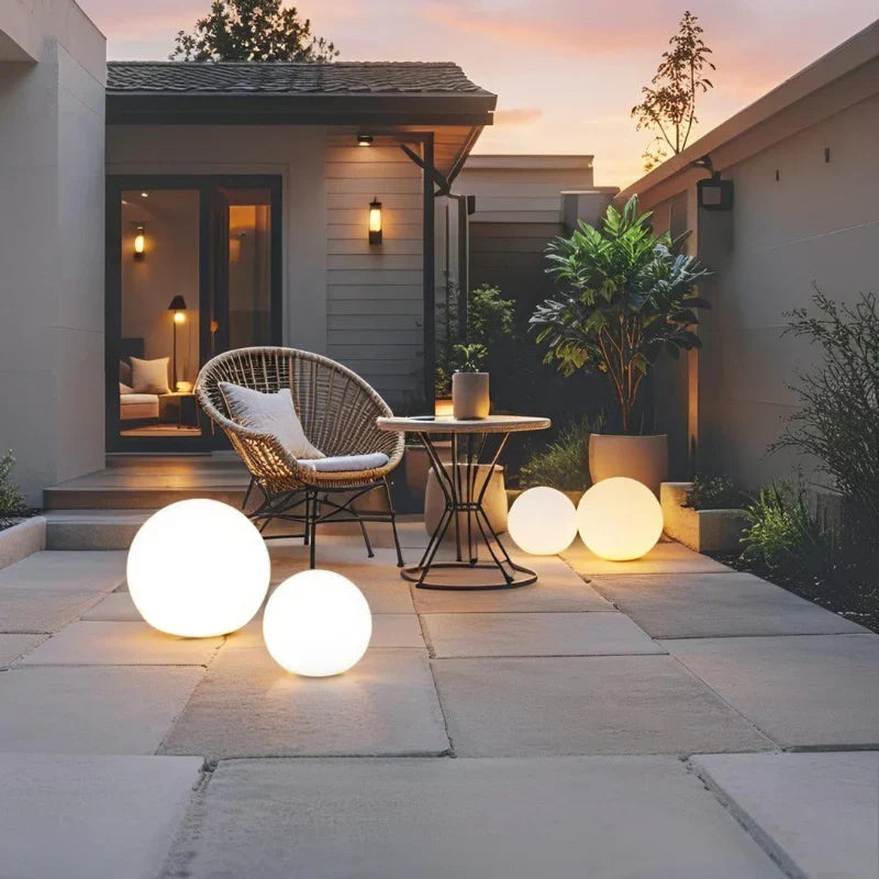 Luz de jardim esférica para exterior | Ormexis