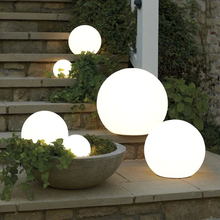Luz de jardim esférica para exterior | Ormexis