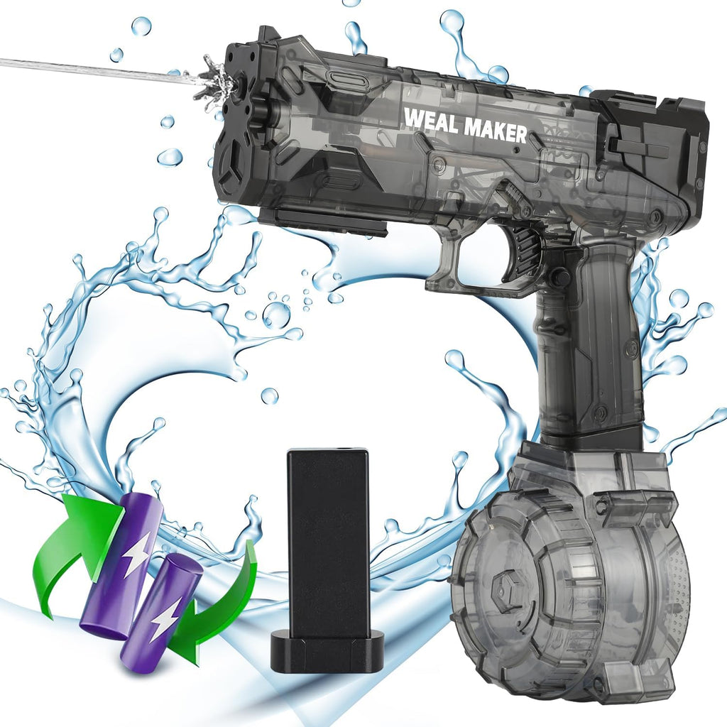 SplashStorm elektromos vízipisztoly hosszú hatótávolsággal és nagy kapacitással
