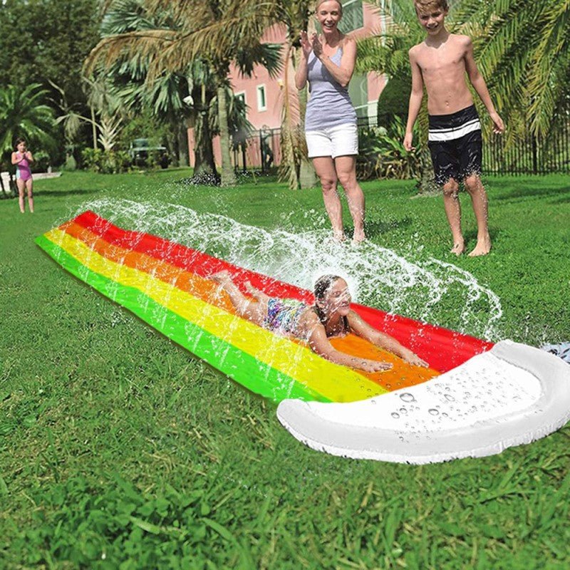 Splashrush Trail regnbue-vandrutsjebane til alle aldre, ultimativ sommermorskab