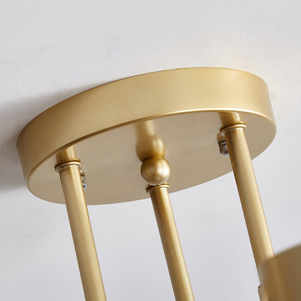Gold Multi-Arm Sputnik LED Ceiling Light | Ormexis