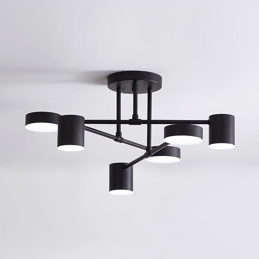 Gold Multi-Arm Sputnik LED Ceiling Light | Ormexis