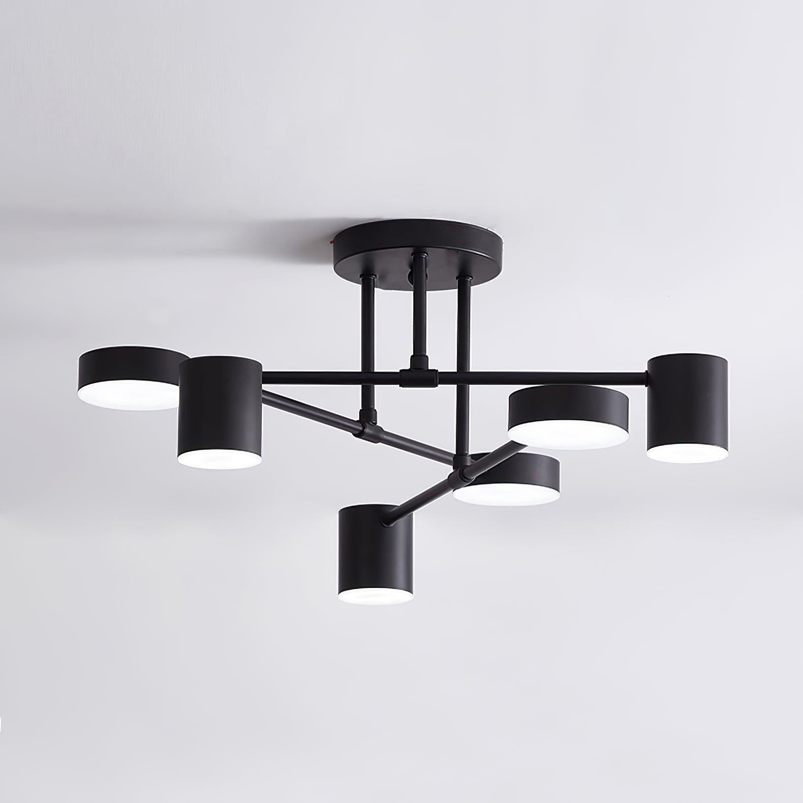 Gold Multi-Arm Sputnik LED Ceiling Light | Ormexis