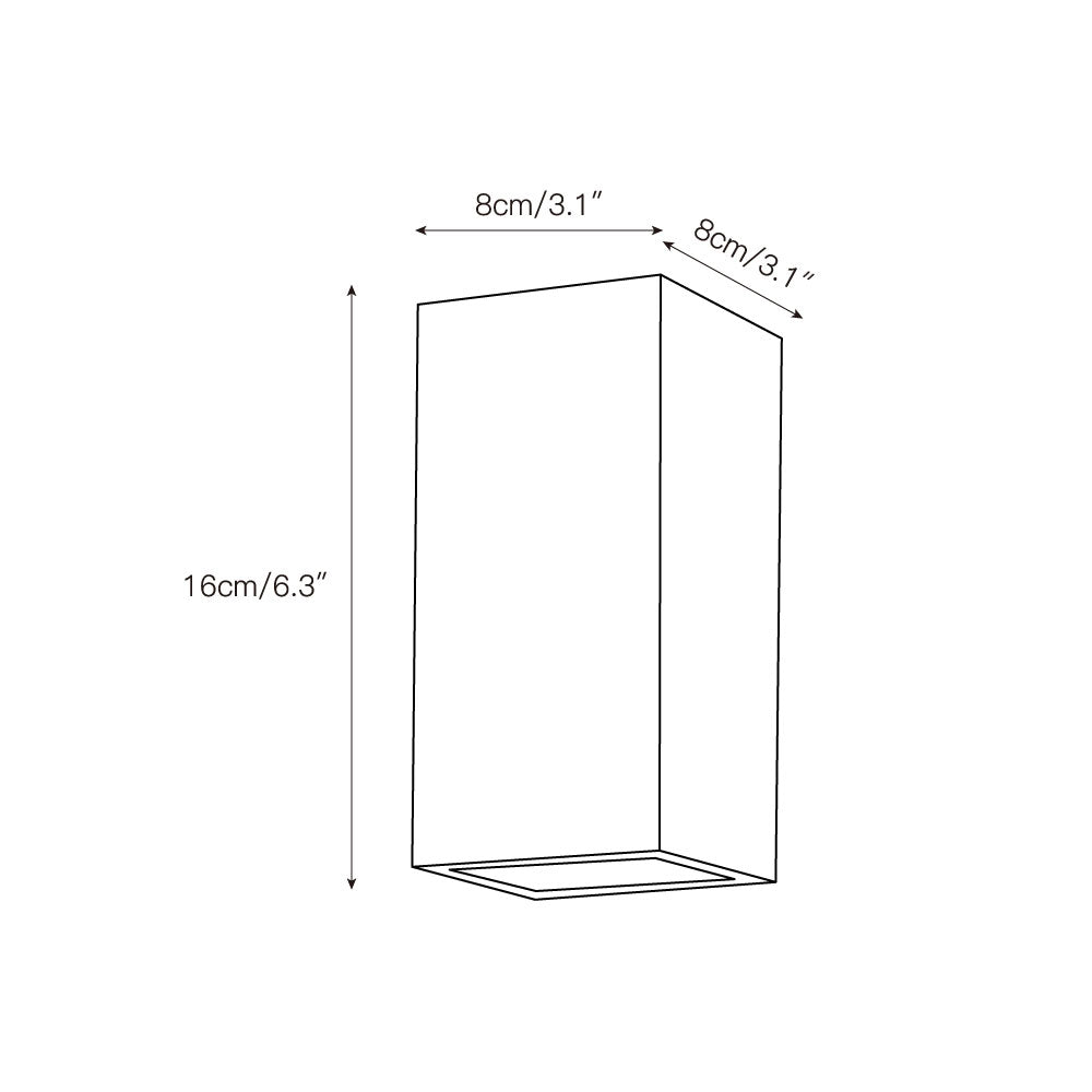 Minimalistické monolitické nástěnné svítidlo | Ormexis
