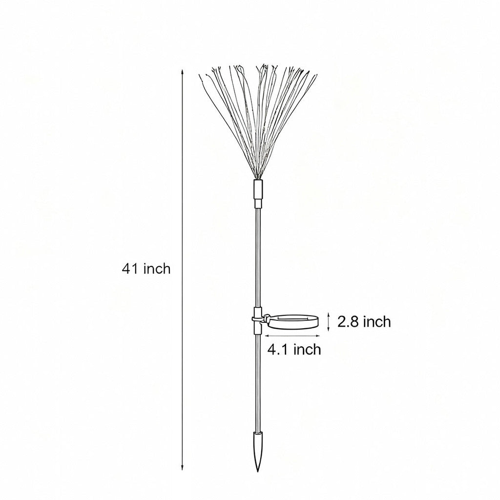 Radiant Dandelion Landscape Lights | Ormexis