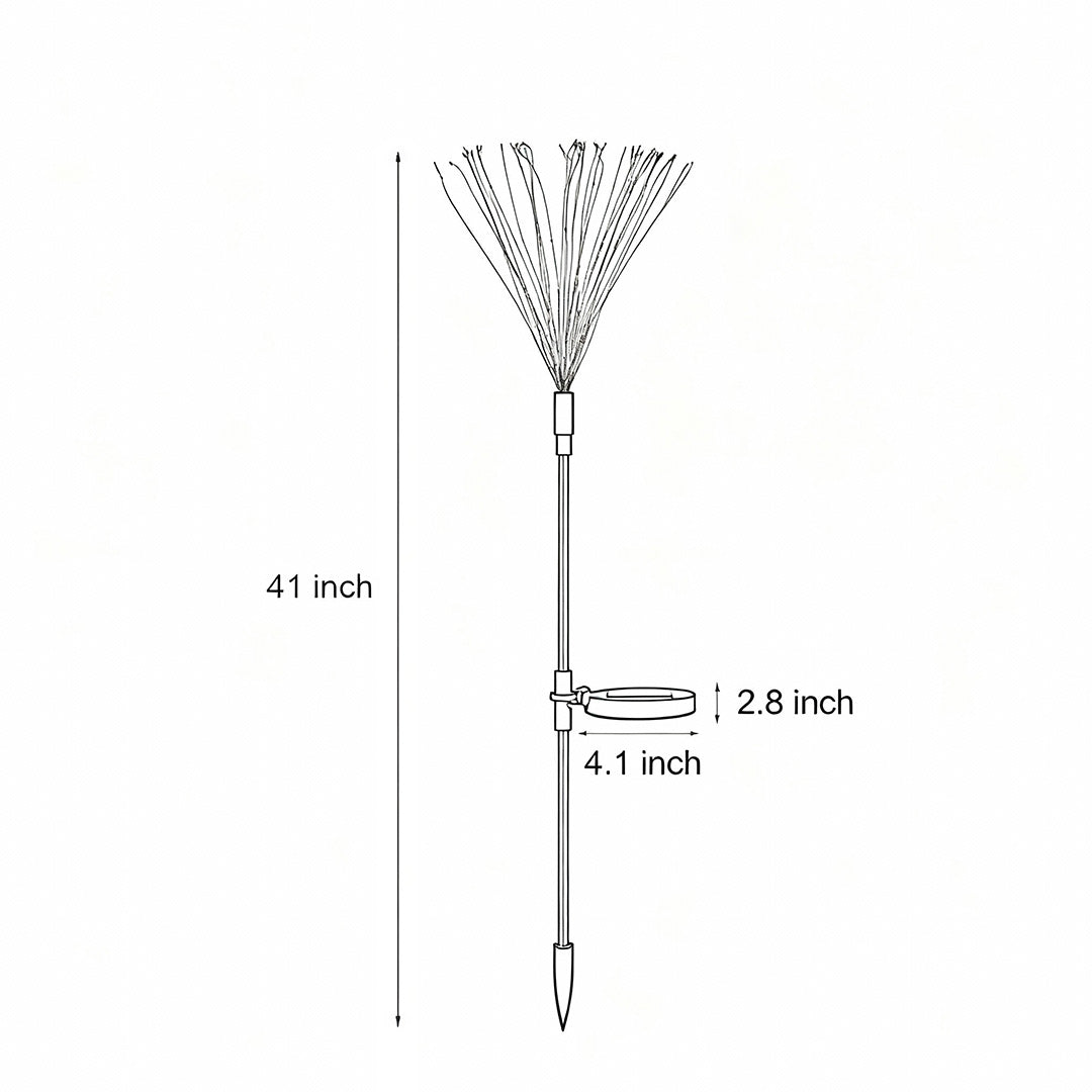 Radiant Dandelion Landscape Lights | Ormexis