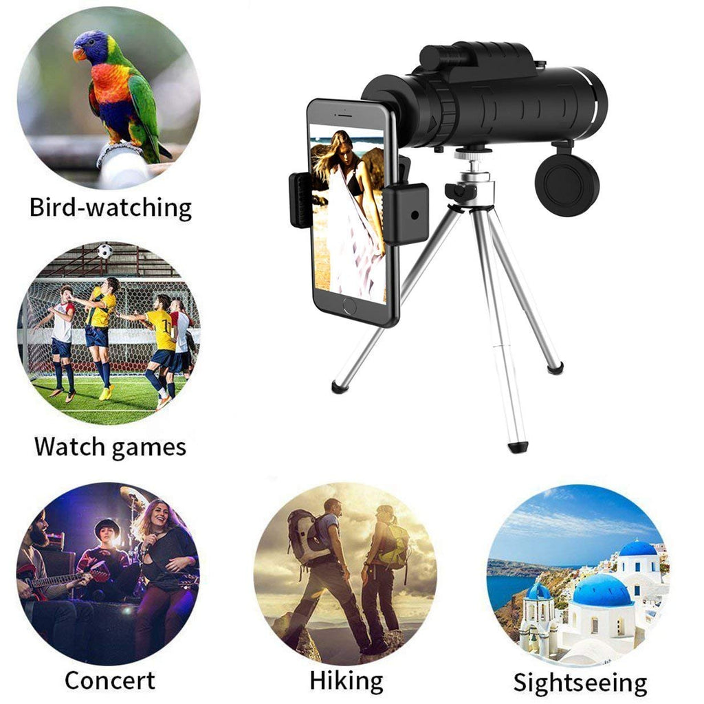 Monocolo Starscope HD con ingrandimento 10X e supporto per smartphone per viste nitide