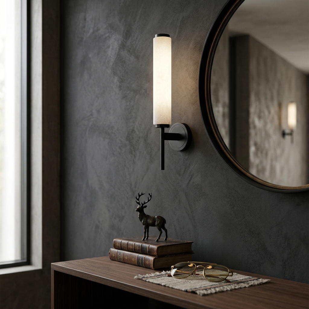 Celestine-Alabaster-Wandleuchte | Ormexis
