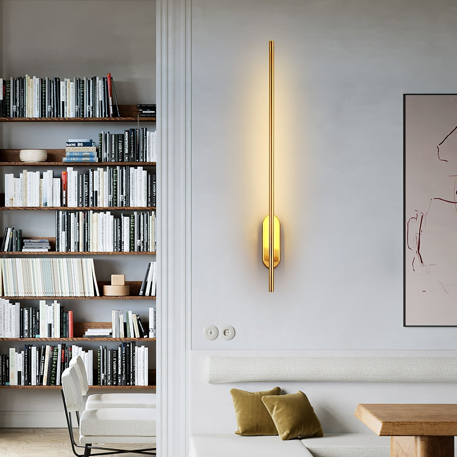 Lampada da parete a LED in metallo dal design architettonico | Ormexis