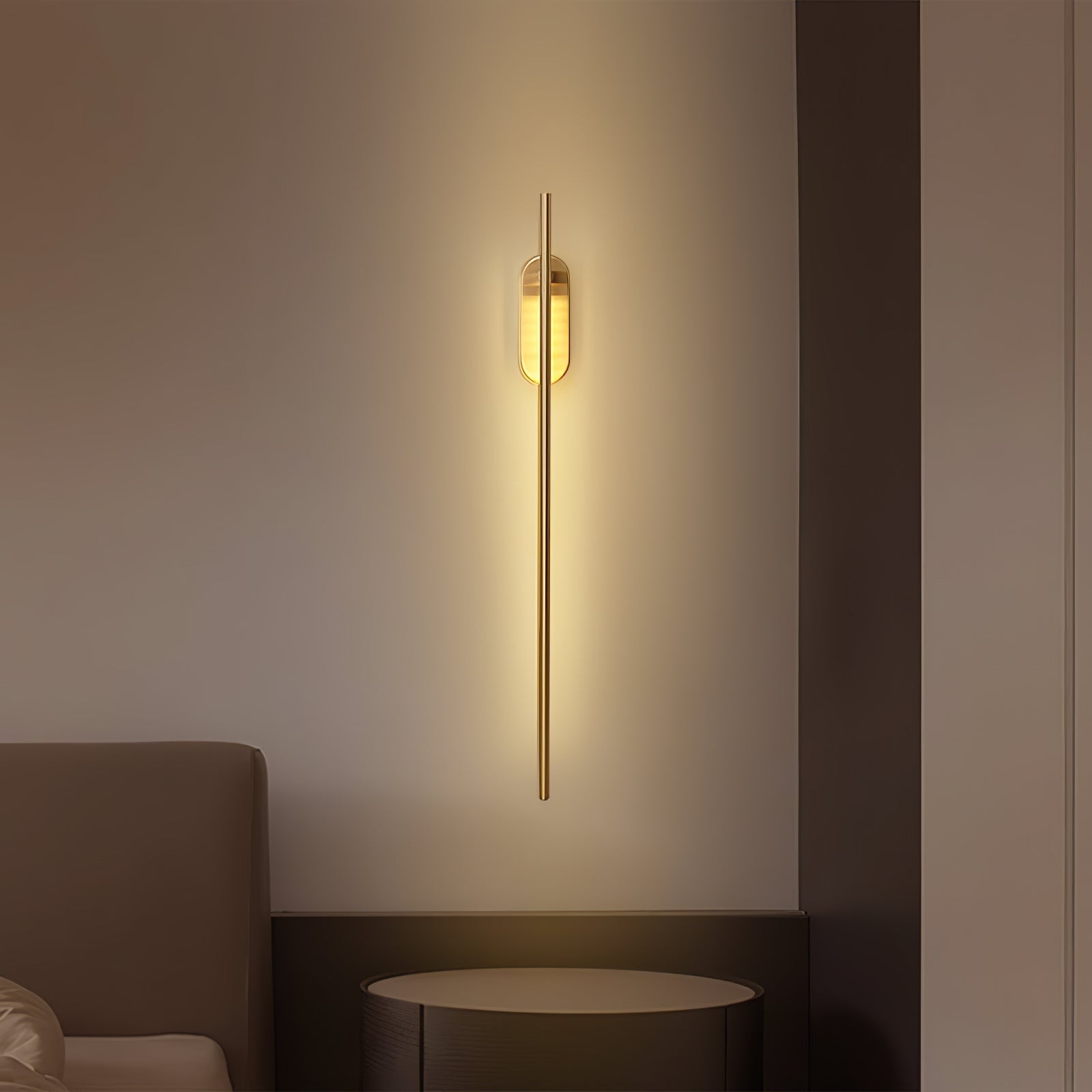 Lampada da parete a LED in metallo dal design architettonico | Ormexis