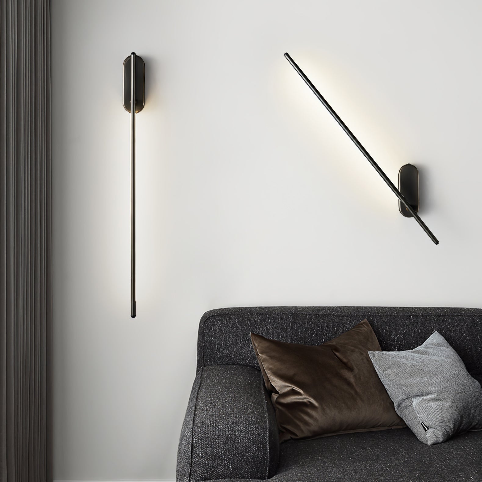 Lampada da parete a LED in metallo dal design architettonico | Ormexis