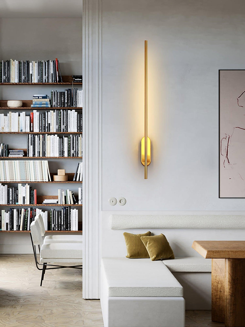 Lampada da parete a LED in metallo dal design architettonico | Ormexis