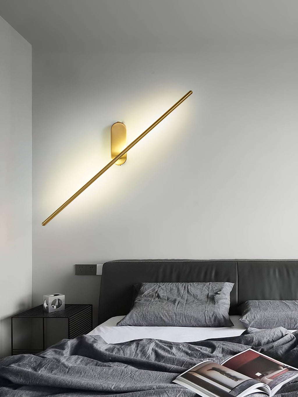 Lampada da parete a LED in metallo dal design architettonico | Ormexis