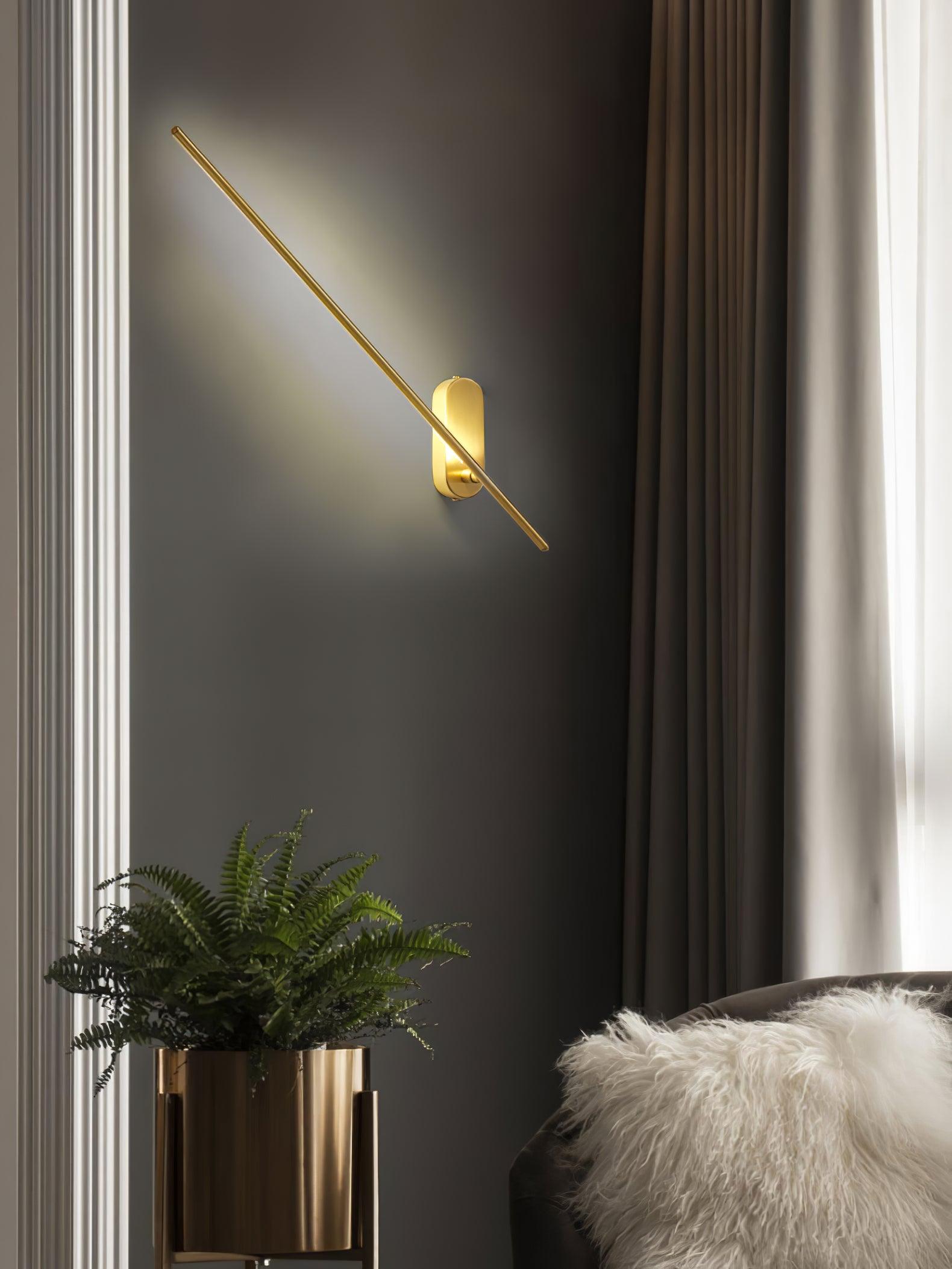 Lampada da parete a LED in metallo dal design architettonico | Ormexis