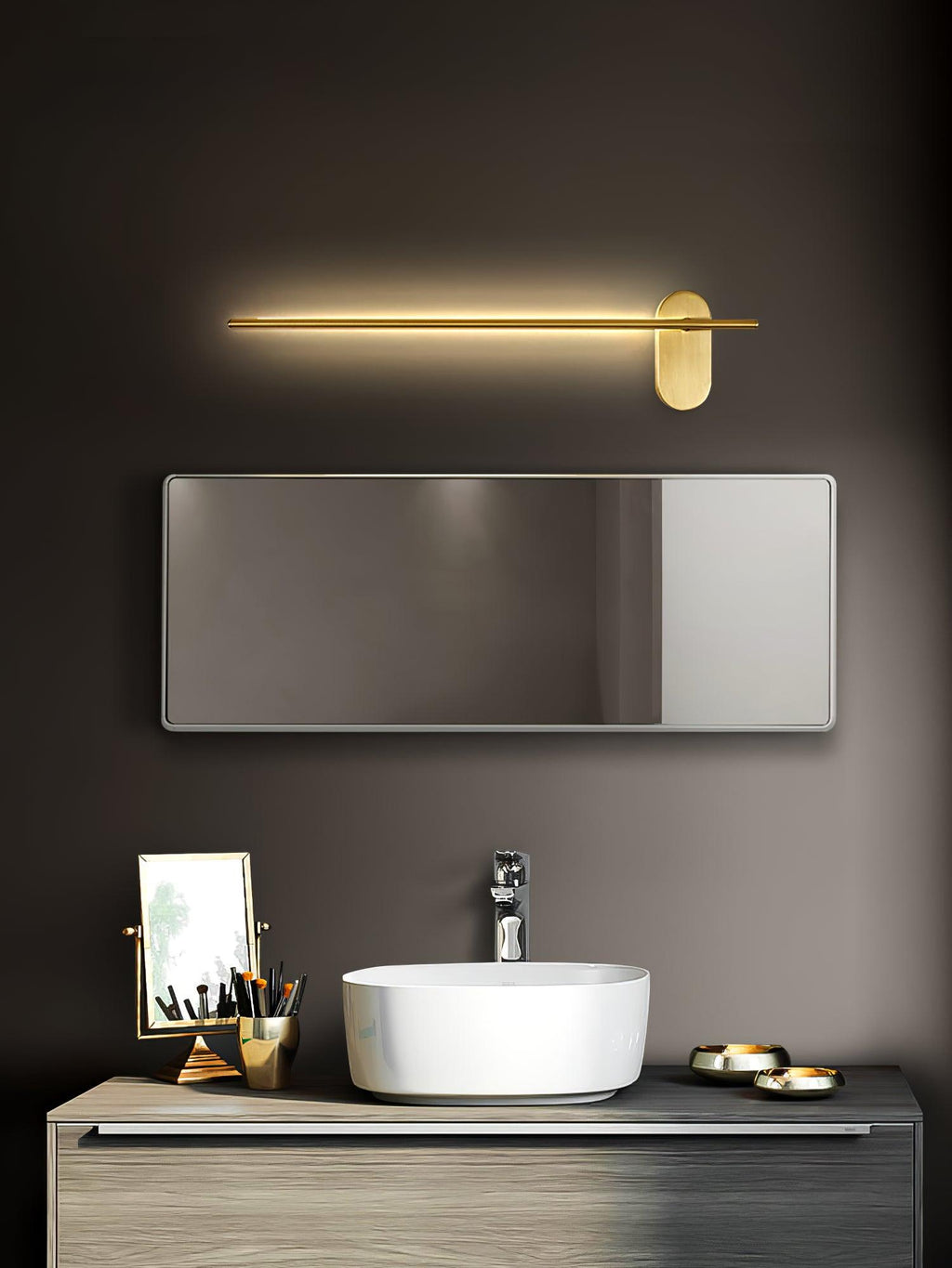 Lampada da parete a LED in metallo dal design architettonico | Ormexis