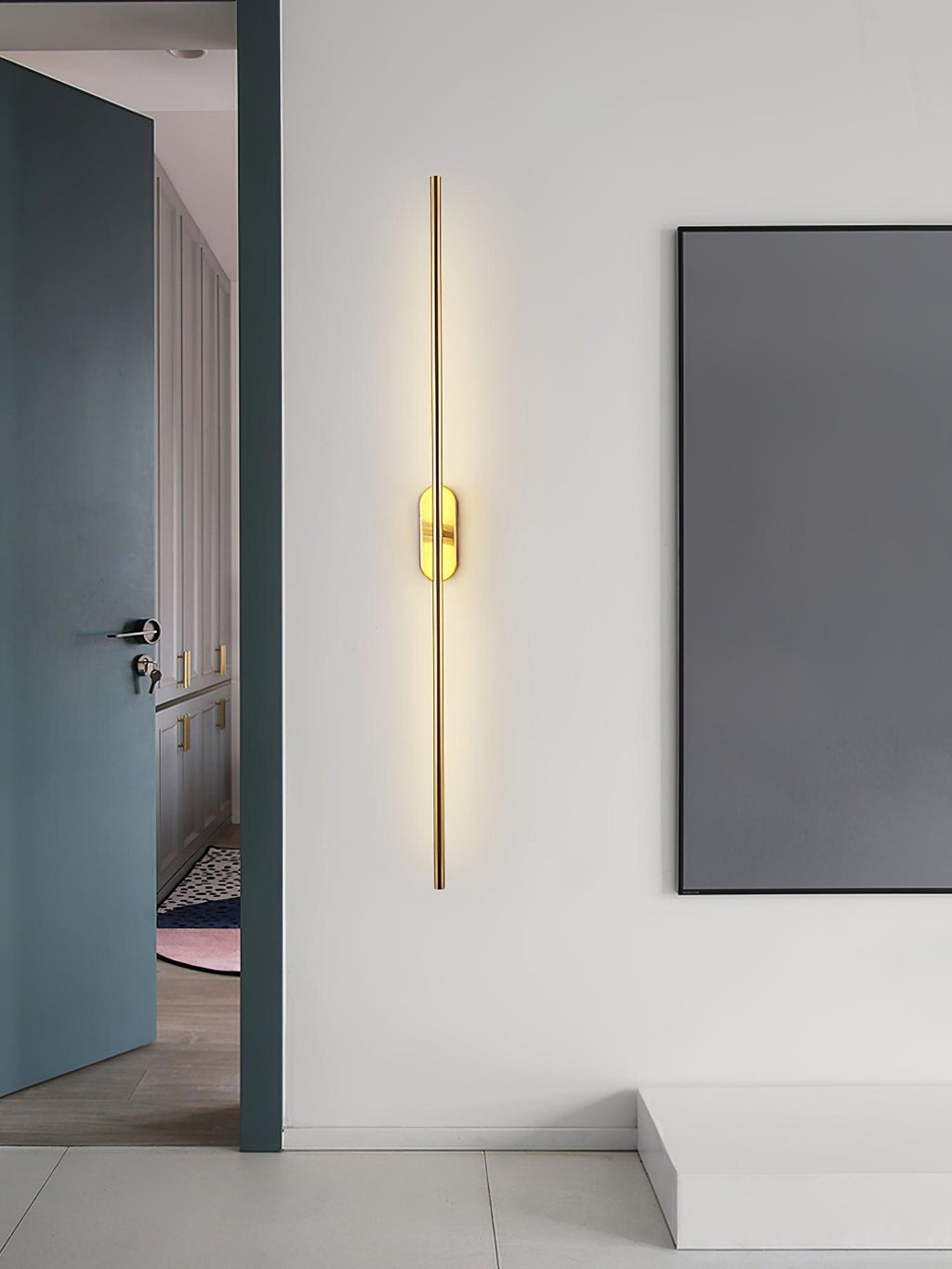 Lampada da parete a LED in metallo dal design architettonico | Ormexis