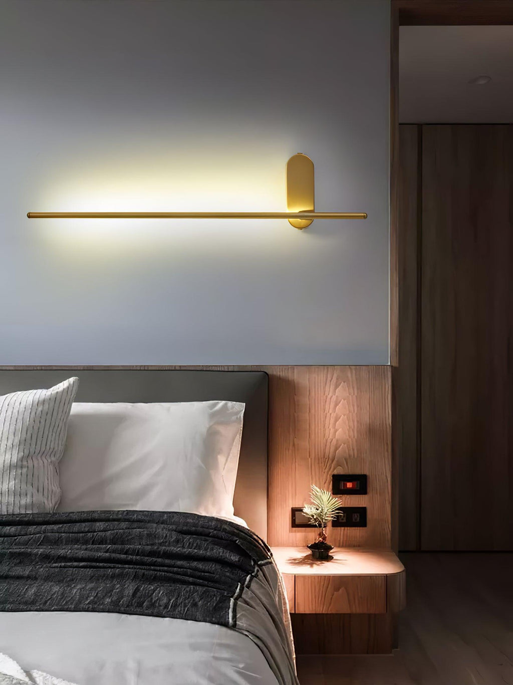 Lampada da parete a LED in metallo dal design architettonico | Ormexis