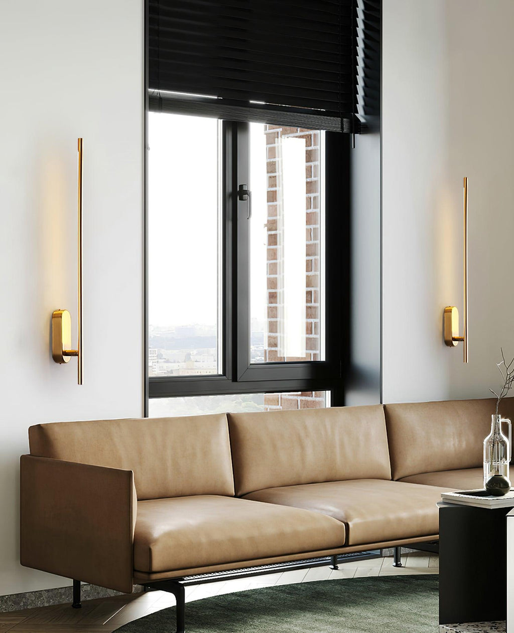 Lampada da parete a LED in metallo dal design architettonico | Ormexis