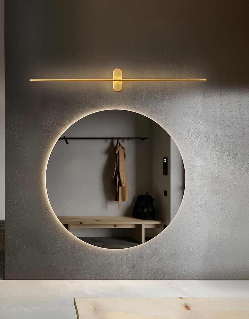 Lampada da parete a LED in metallo dal design architettonico | Ormexis