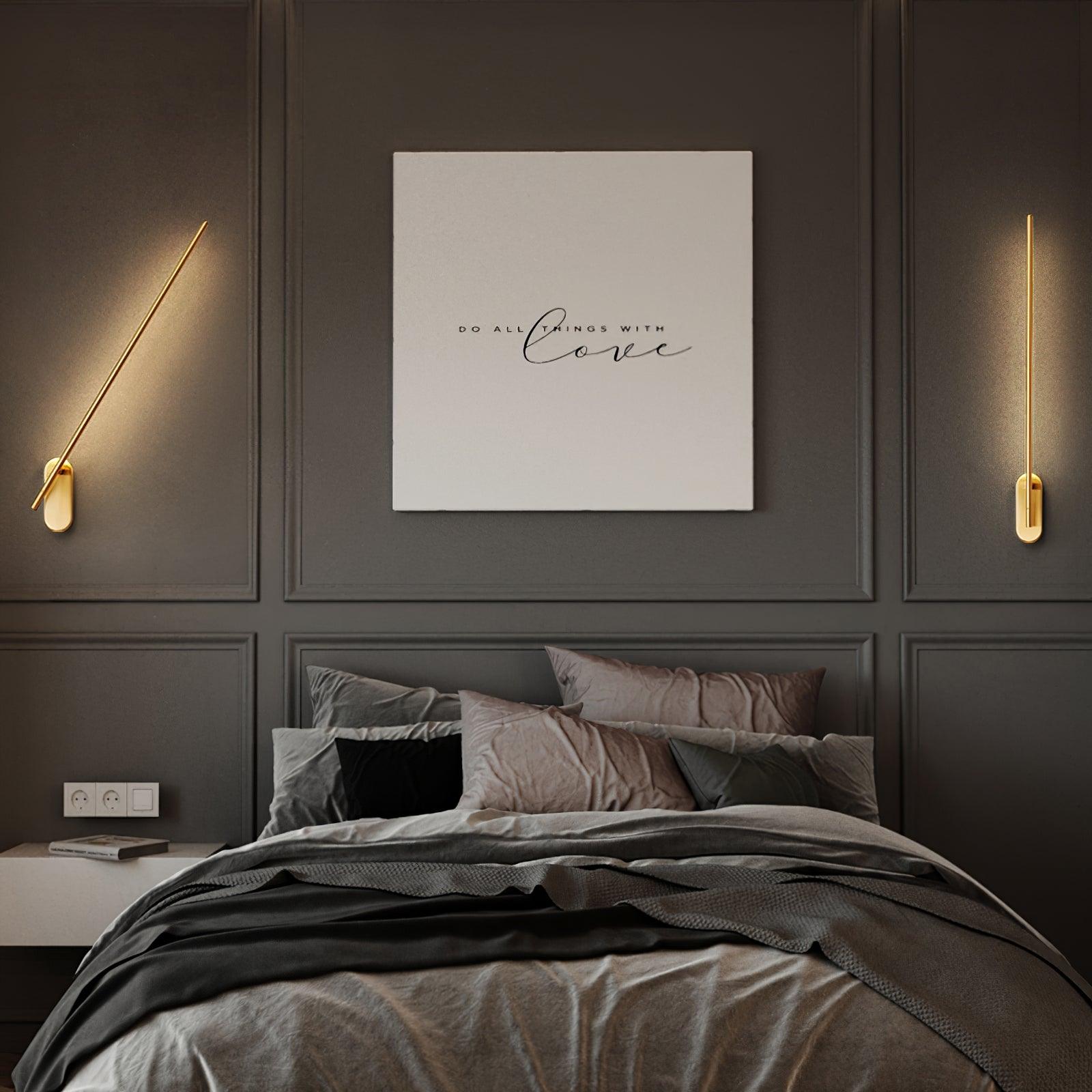 Lampada da parete a LED in metallo dal design architettonico | Ormexis