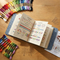 Stitchwell nybegynner broderisett med 106 avtagbare sting, komplett nålearbeidsett