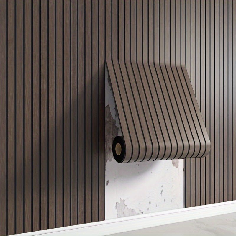Wood Texture 3D Wall Panels With Self-Adhesive Design