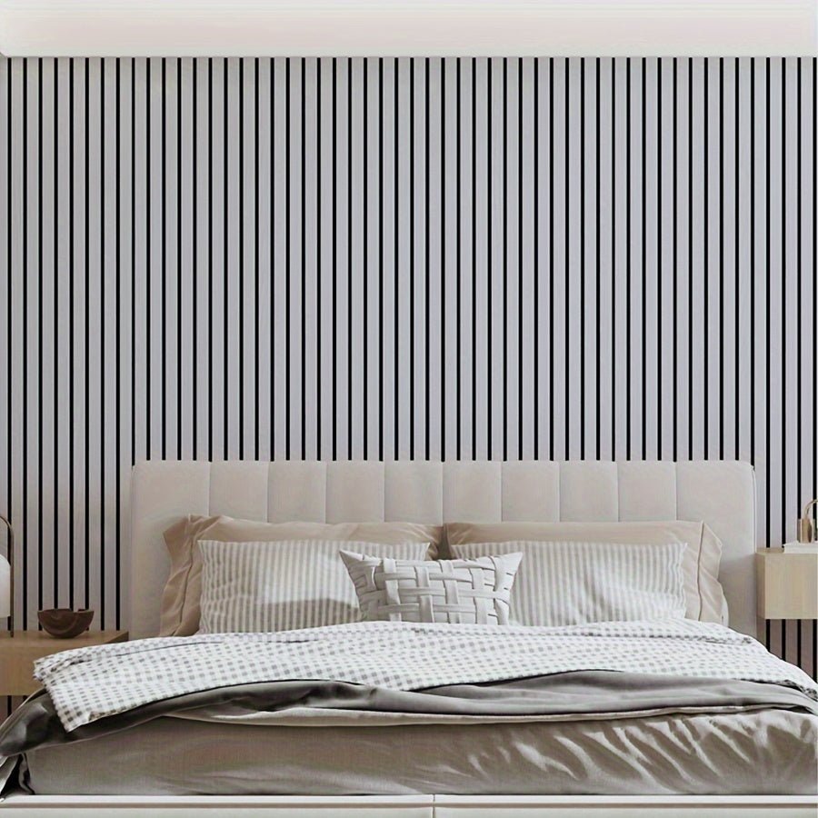 Wood Texture 3D Wall Panels With Self-Adhesive Design